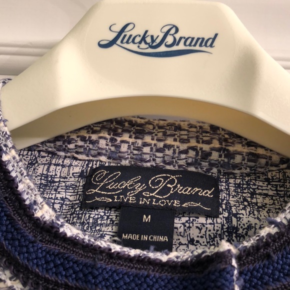 Lucky Brand Tweed Zip Blazer - Picture 3 of 6